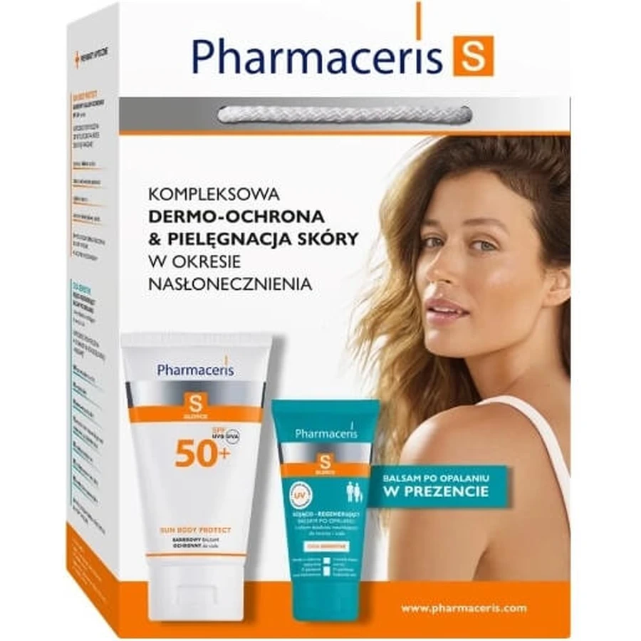 Pharmaceris S Set Barrier Body Lotion 150 ml + Beruhigende und regenerierende Lotion 50 ml