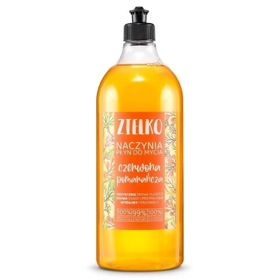 Zielko Dishwashing Liquid, red orange, 1000 ml