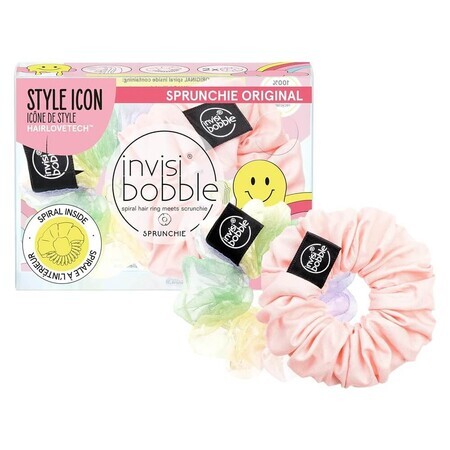 Invisibobble Sprunchie Hue-Man Love Retro Dreamin' Wax Eraser, 2 Stück