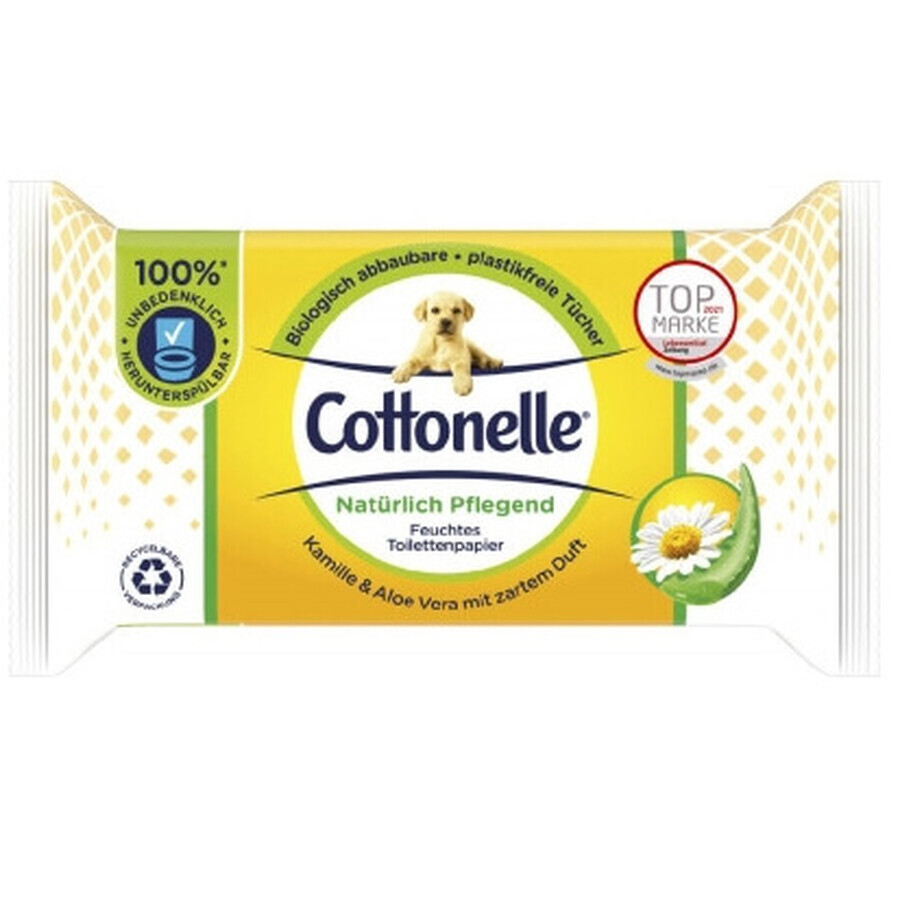 Cottonelle, Natürlich Pflegend, Feuchttücher, 42 Stück