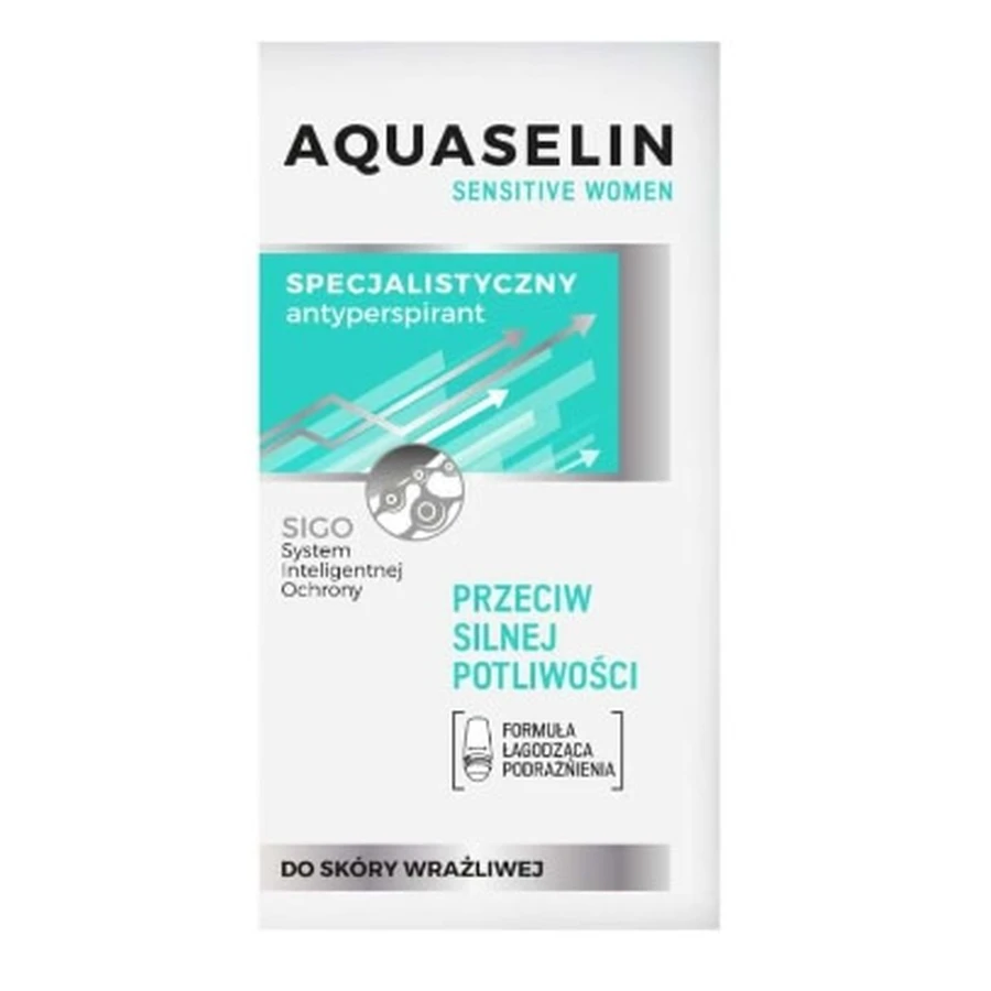 Aquaselin Sensitive Woman Antitranspirant Roll-on 50 ml