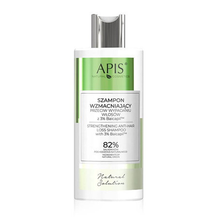 Apis Natural Solutio Champú fortalecedor contra la caída del cabello, 300ml