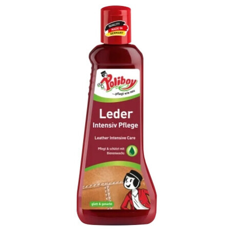 Poliboy, Leder intensief pflege, Leder reiniger, 200 ml