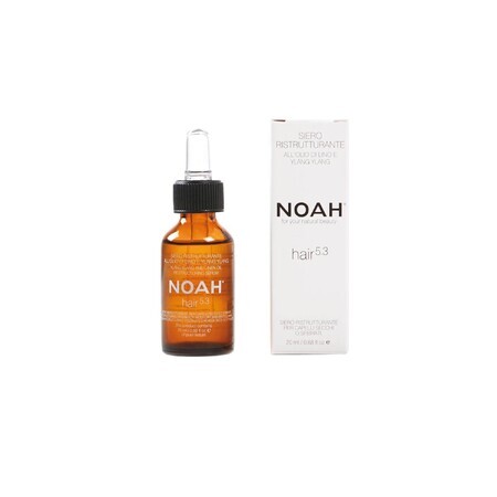 Noah For Your Natural Beauty 5.3 Sérum restructurant Huile de lin et Ylang-Ylang, 20ml