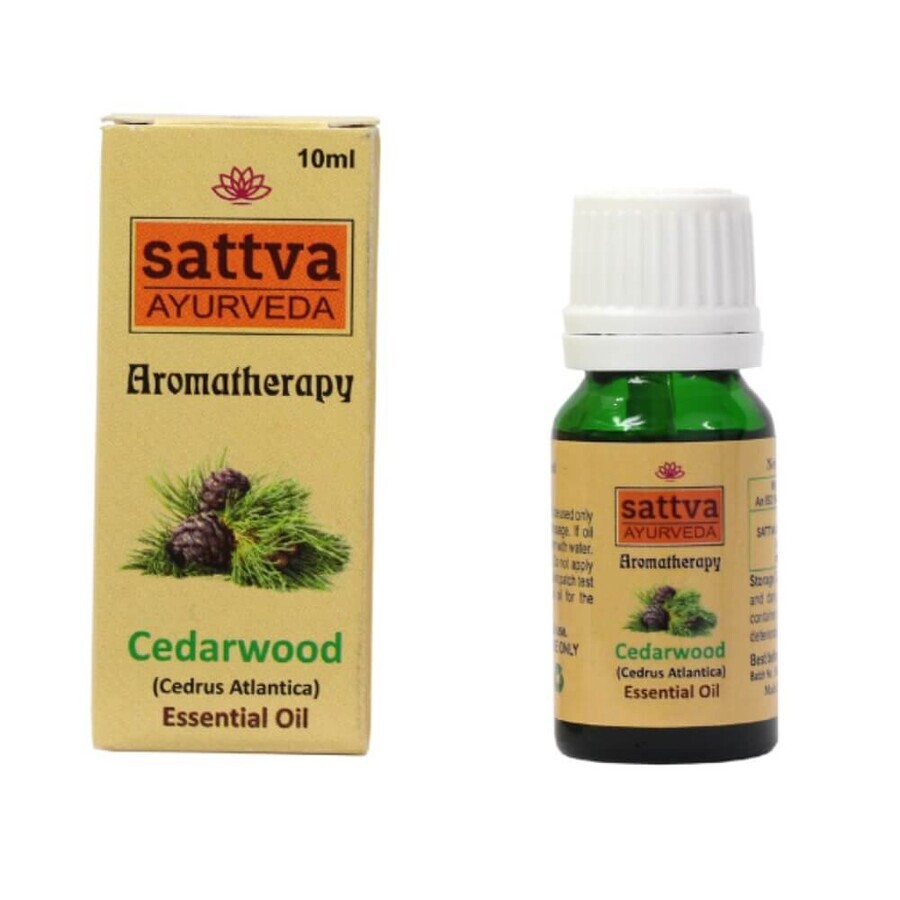 Sattva Aromatherapy Zedernholz ätherisches Öl, 10ml