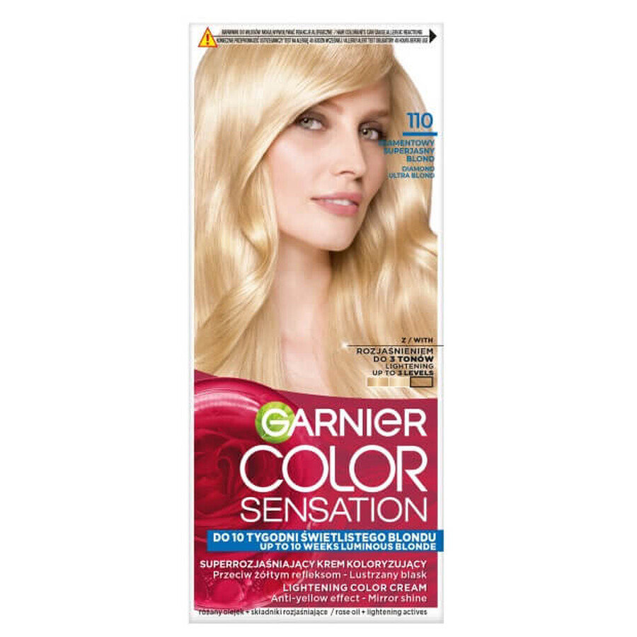 Garnier Color Sensation Haarfarbe Creme 110 Diamant Super Helles Blond