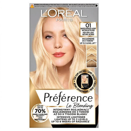 L'Oreal Paris Preference Le Blonding Wax Colour 01 Sehr helles Naturblond