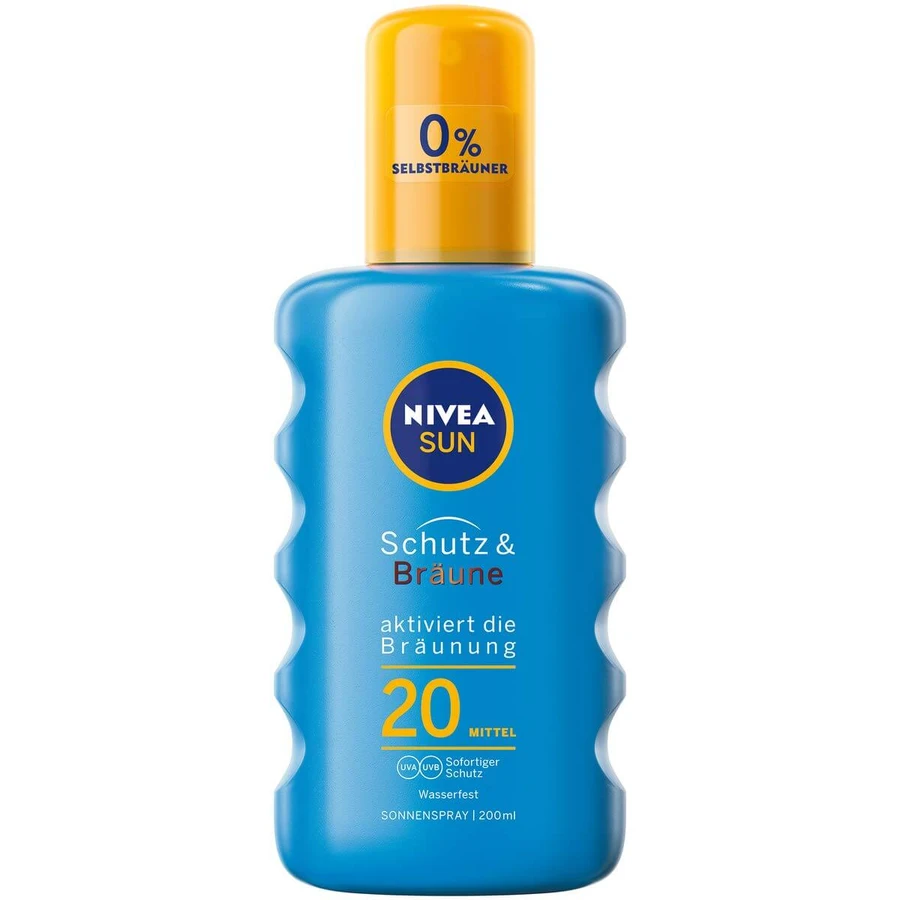 Nivea Sun, Spray de protección solar, FPS 20, 200 ml