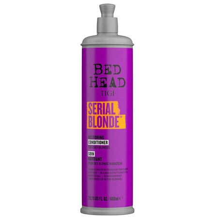 Tigi Bed Head Serial Blonde Conditioner per capelli biondi danneggiati, 600ml