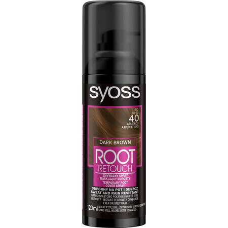 Syoss Root Retouch Dunkle Birke Abdeckspray, 120ml