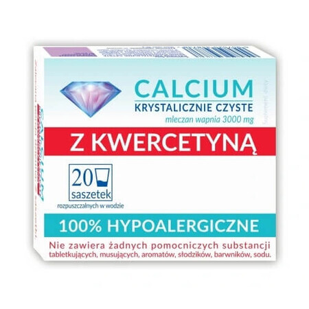 Calcium Crystal Clear with Quercetin, 20 sachets