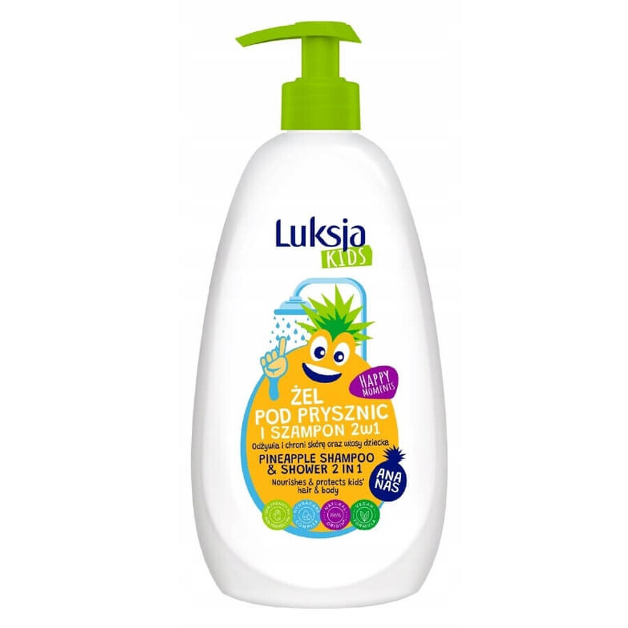 Luxja Kids el Dusche und Shampoo 2in1, 500 ml