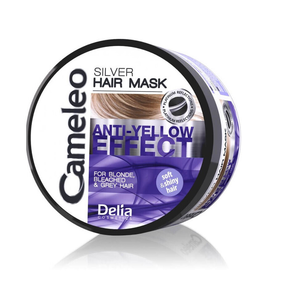 Cameleo Silver Haarmaske mit Anti-Gelb-Effekt für blondes Haar, 200ml