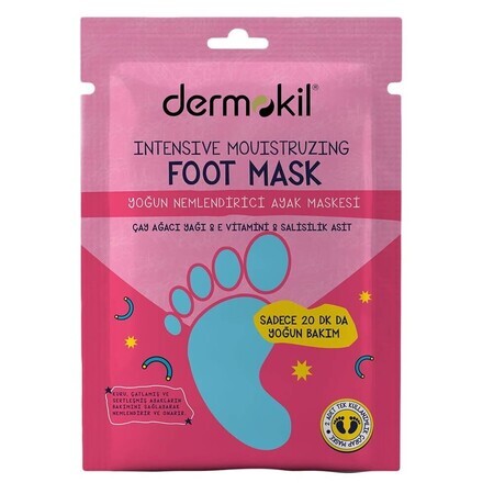 Dermokil Intensive feuchtigkeitsspendende Fußmaske 30ml