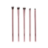 Glov Pink eye makeup brushes, 5 pieces