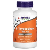 L-Tryptophan, 500 mg, 60 vegetarian capsules, Now Foods