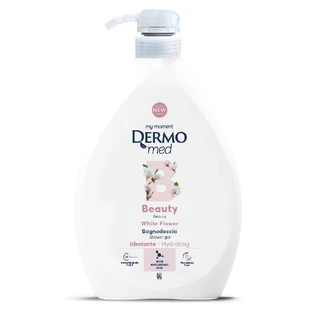 White Flower Beauty Shower Gel, 1000 ml, Dermomed