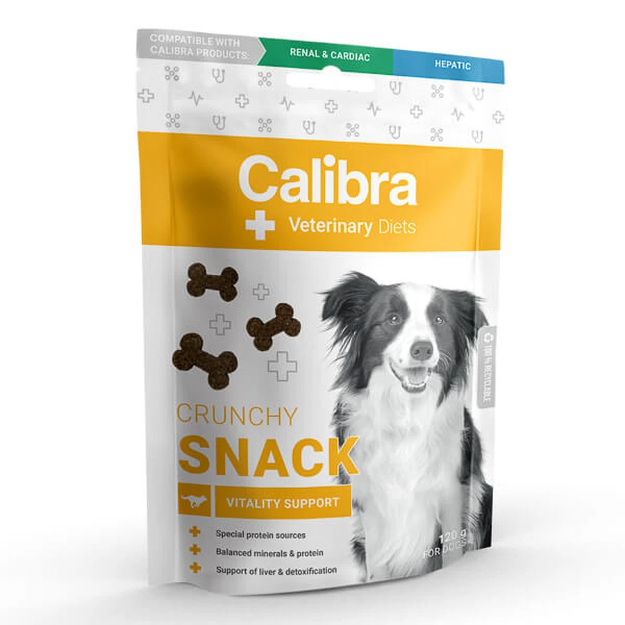 Belohnungen für Hunde Calibra VD Vitality Support Crunchy Snack, 120 g, Calibra