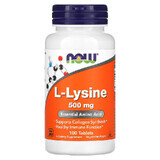 L-Lyzine, 500 mg, 100 tablets, Now Foods