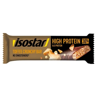 Proteinreicher Toffee-Knusperriegel Toffee-Knusperschokoladen-Protein-Riegel, 55 g, Isostar