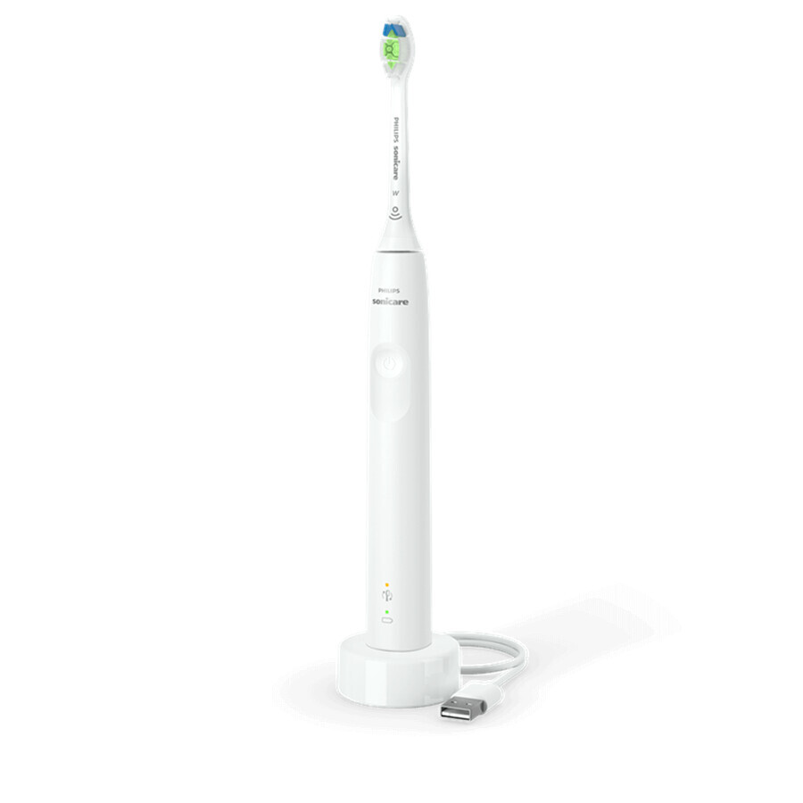 Elektrische Zahnbürste 4100 White+Toothbrush, 1 Stück, Philips Sonicare