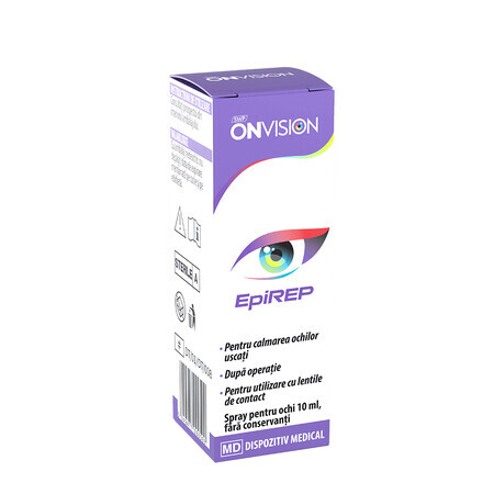 Onvision Epirep Beruhigendes Auge Beruhigendes Augenspray, 10 ml, Sun Wave Pharma