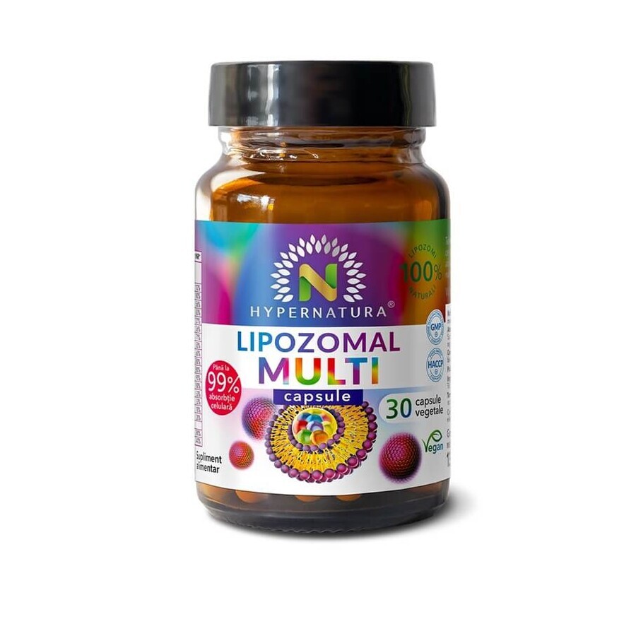 Lipozomal Multi Vitamin, 30 cápsulas vegetales, Hypernatura