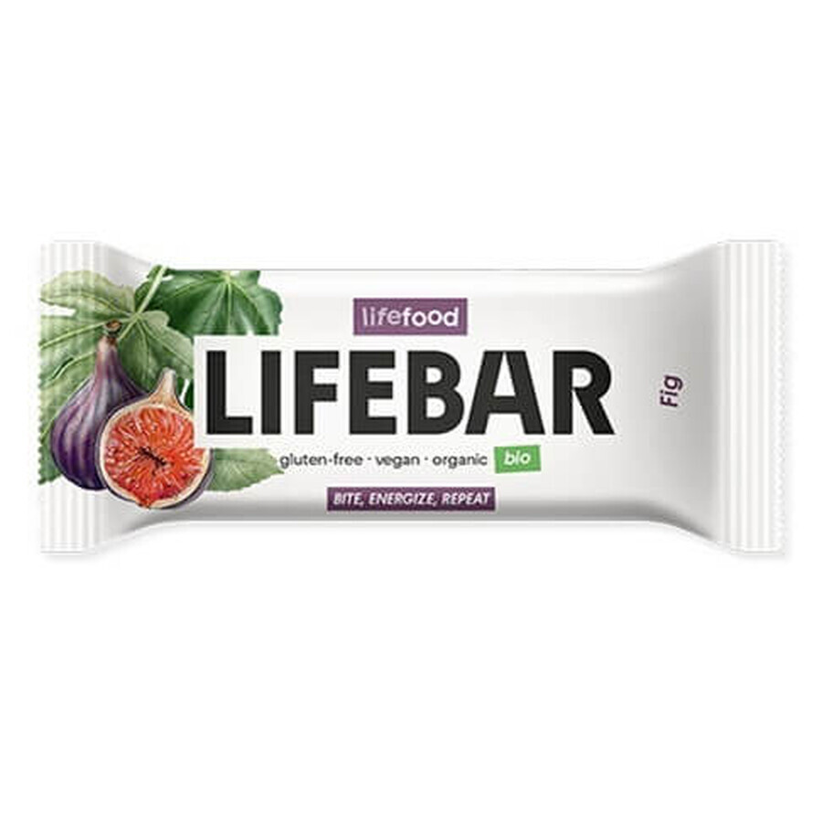 Glutenfreier, roher Bio-Feigenriegel, 40 g, Lifebar