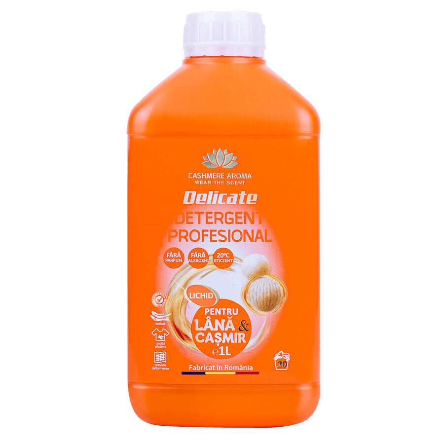 Detergent profesional de rufe delicate, 1L, Cashmere Aroma