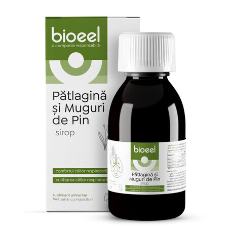 Sirup aus Patlagina und Pinienknospen, 120 ml, Bioeel