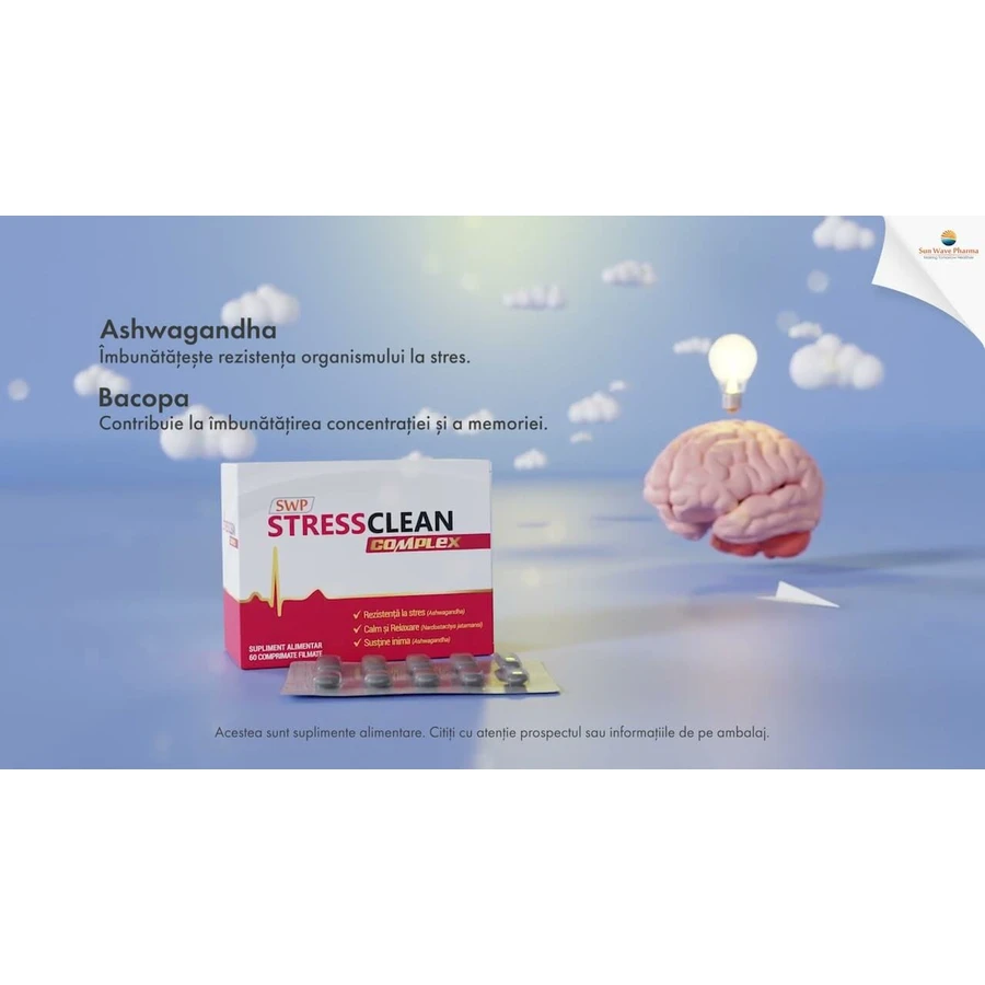 Stressclean Complex, 30 tablets, Sun Wave Pharma