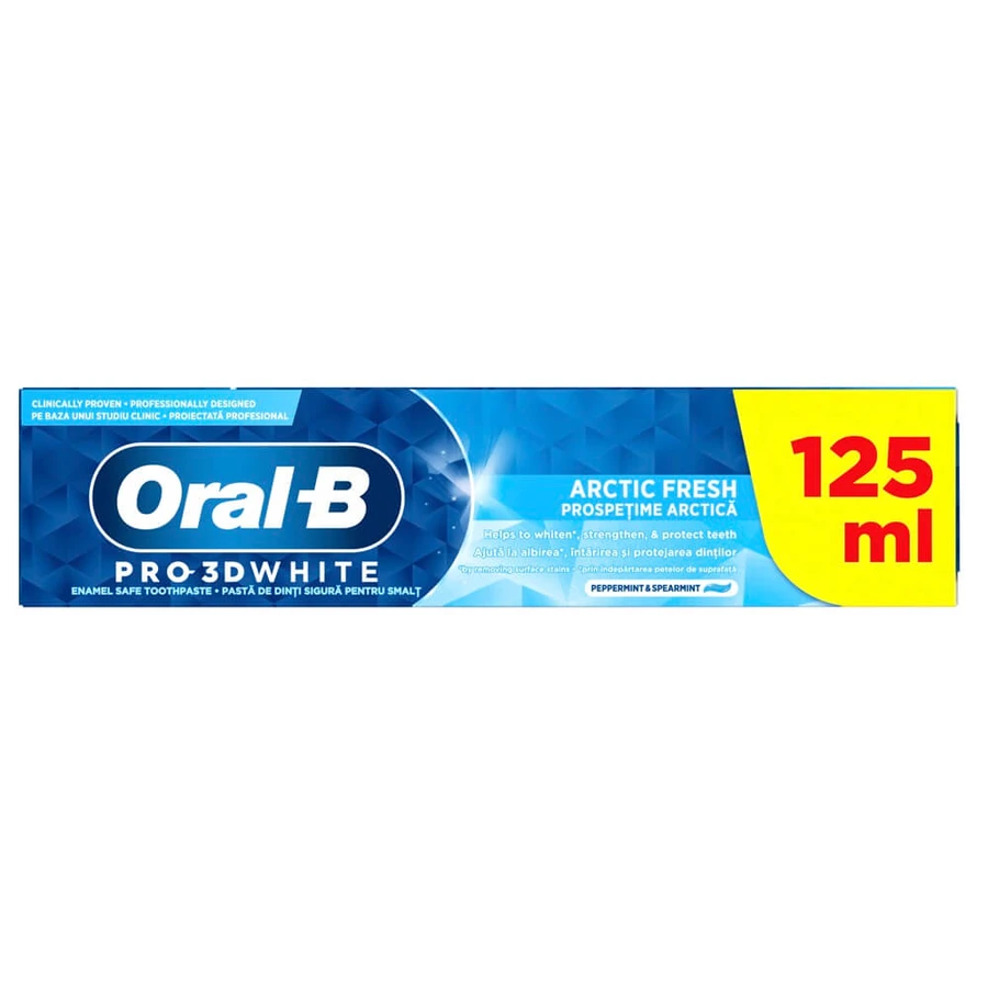 Tandpasta Pro 3D White Arctic Fresh, 125 ml, Oral-B