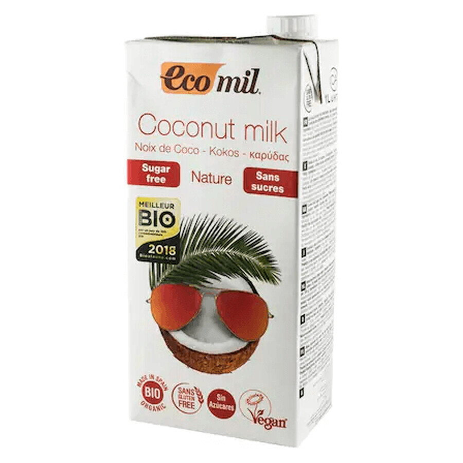 Bio-Kokosnuss-Gemüsegetränk ungesüßt, 1 L, Ecomil