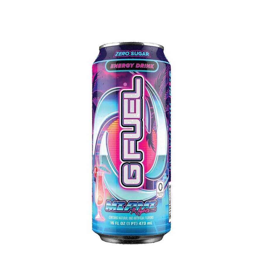 G Fuel Energy, Energiegetränk mit Miami Nights-Geschmack, 473 ml