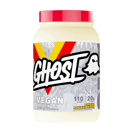 Ghost Vegan Protein, pâte à crêpes à la banane aromatisée aux protéines végétales, 896 g