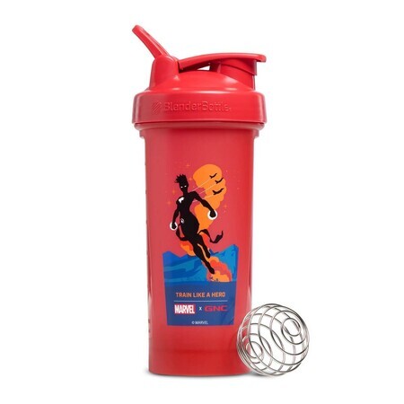 Gnc Blender Flasche Shaker Flasche Shaker Classic Captain Marvel Edition, 828 Ml