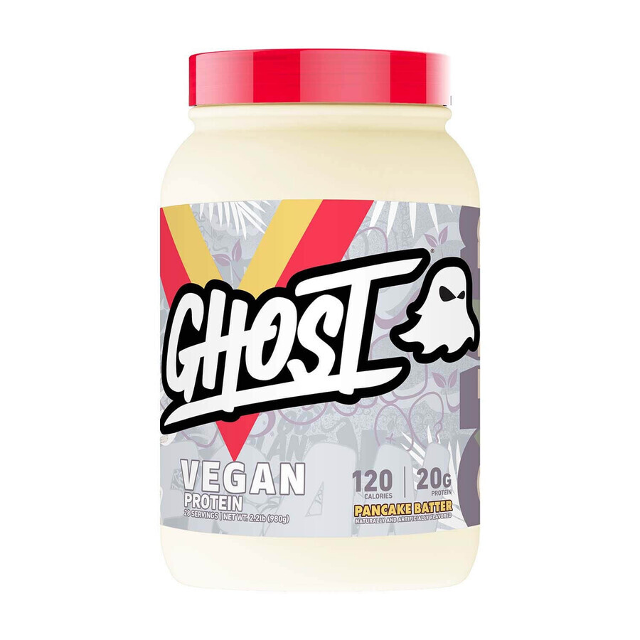 Ghost Vegan Protein, Proteina Vegetala Cu Aroma De Aluat De Clatite, 910 G