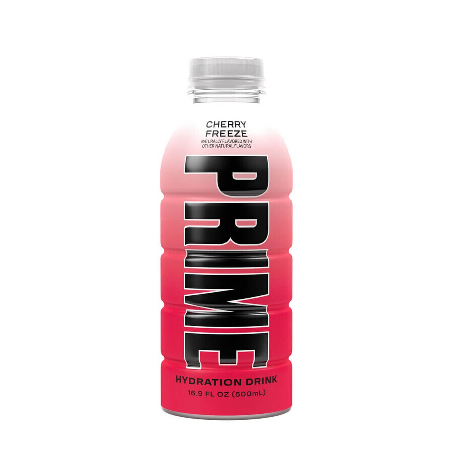 Prime By Logan Paul X Ksi Ksi Hydration Drink Usa Cherry Freeze, Kirsche aromatisiert Rehydration Drink, 500 Ml