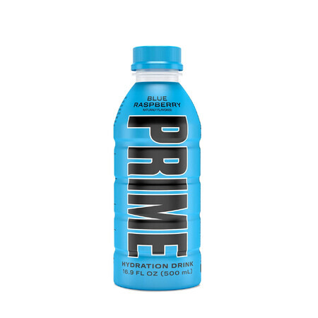 Prime By Logan Paul X Ksi Ksi Hydration Drink Usa Blue Raspberry, Rehydratatiedrank met blauwe frambozensmaak, 500 ml