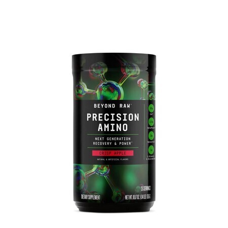 Gnc Beyond Raw Präzision Präzision Amino, Aminosäuren mit Apfelgeschmack, 515 G