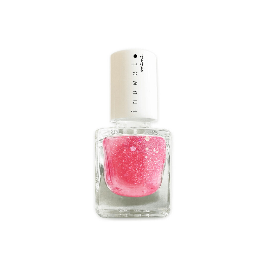 Inuwet Inuwet mini Kinder-Nagellack auf Wasserbasis mit Erdbeerduft, Fushia, 5 ml