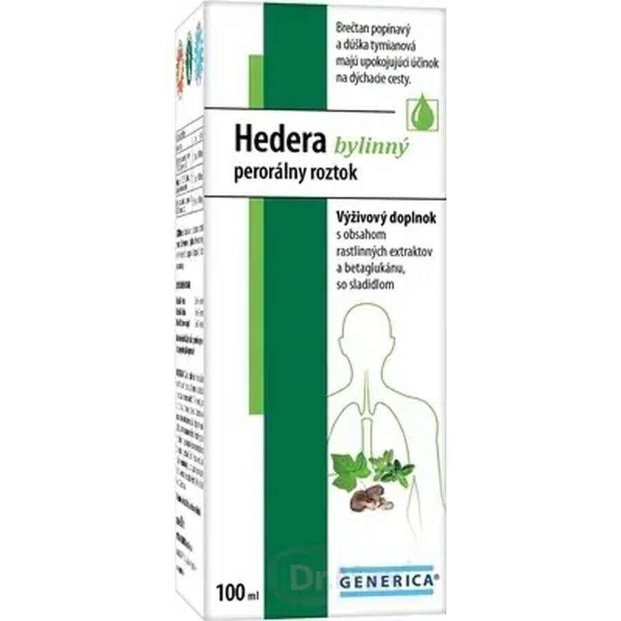 GENERICA Hedera herbal oral solution