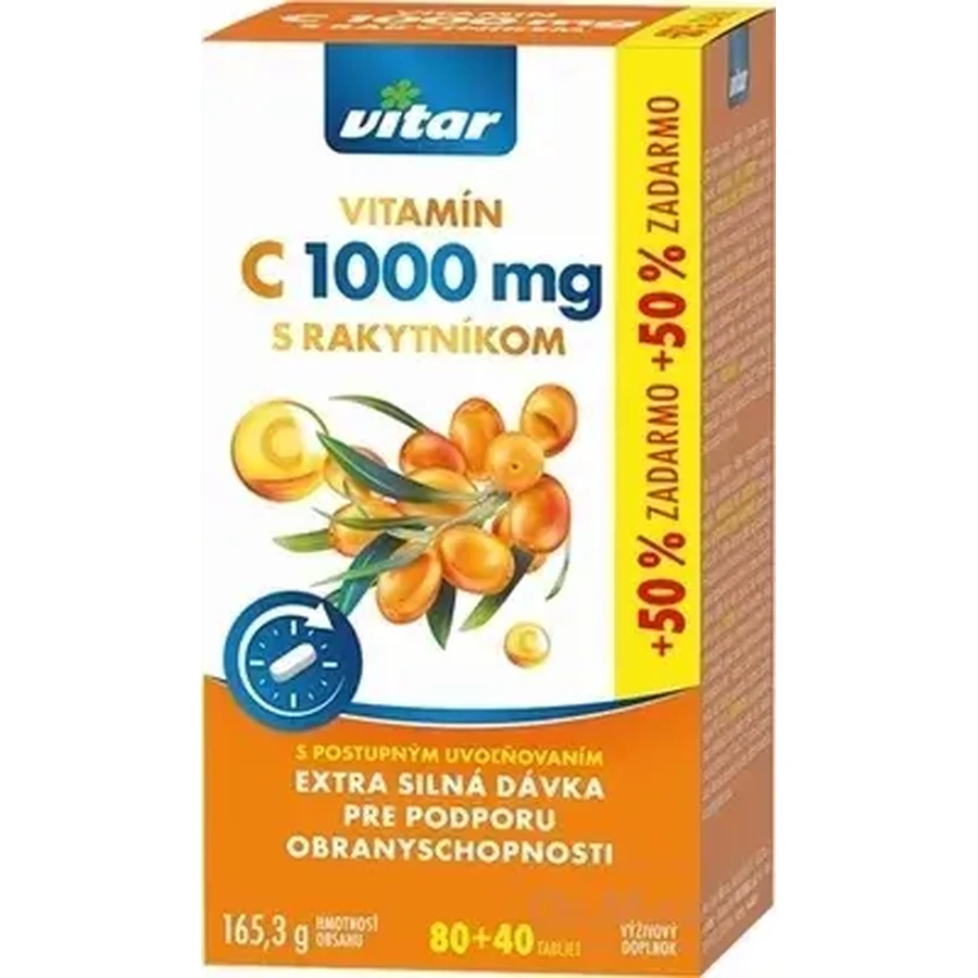 VITAR VITAMINE C 1000 mg MET KANKER