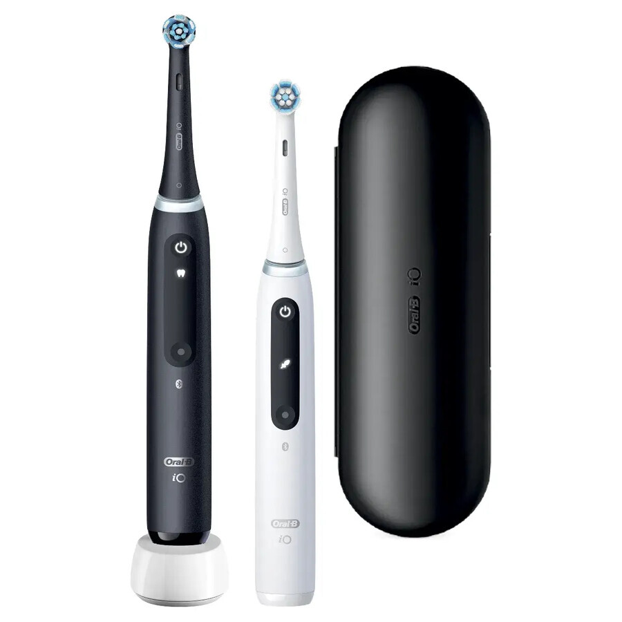 Elektrische tandenborstel Oral B iO Series 5 Duo Zwart&Wit