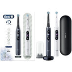 Oral B EK Duo iO iO Series 8 Black&White + portaspazzolino + borsa da viaggio