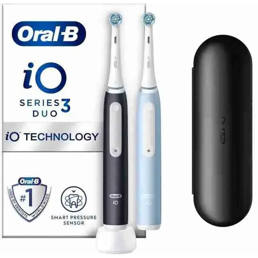 Oral B EK Duo iO iO Serie 3 Schwarz und blau