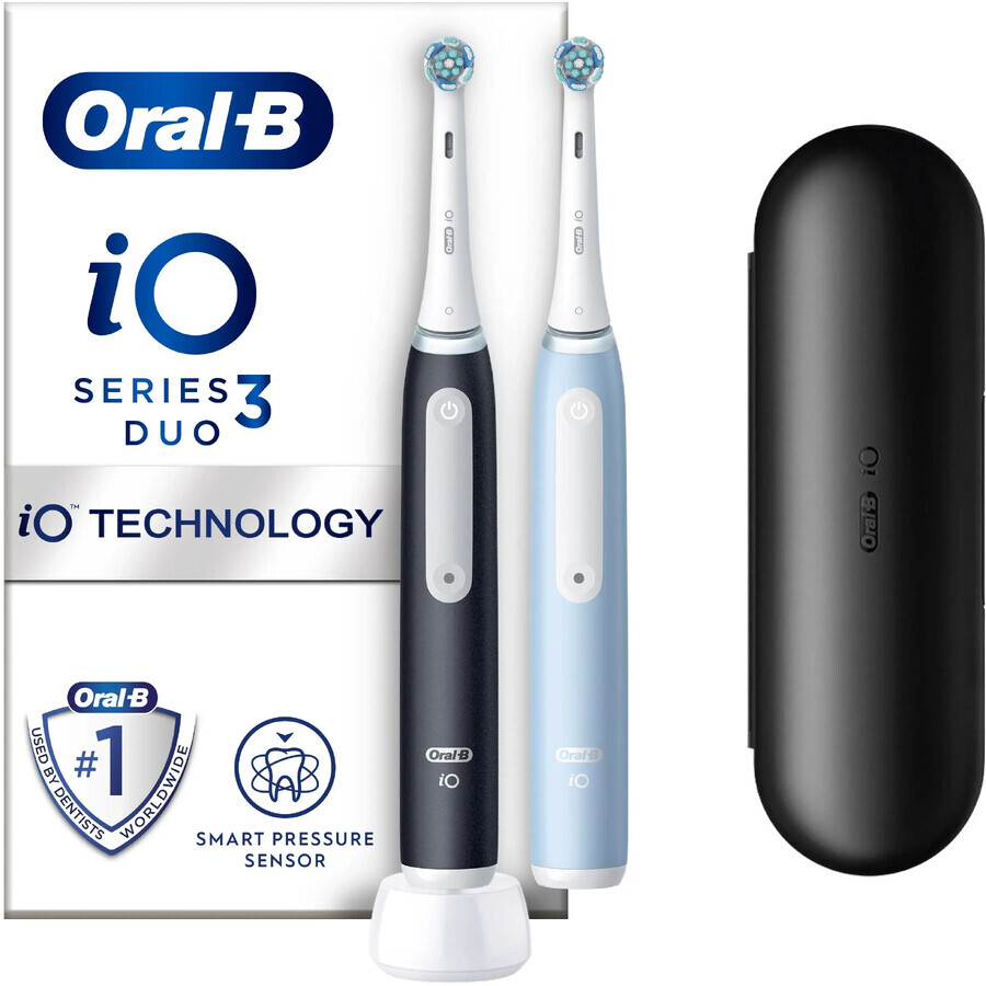 Oral B EK Duo iO iO Serie 3 Schwarz und blau