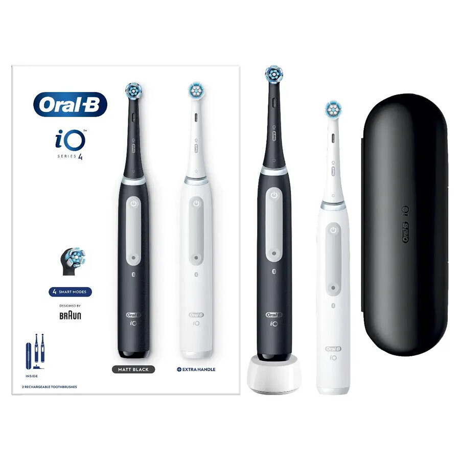 Cepillo eléctrico Oral B iO Series 4 Duo Negro y Blanco