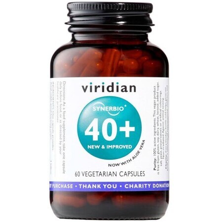 Viridian Synbiotic 40+, 60 capsule