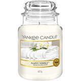 Yankee Candle Kerze große flauschige Handtücher 623 g